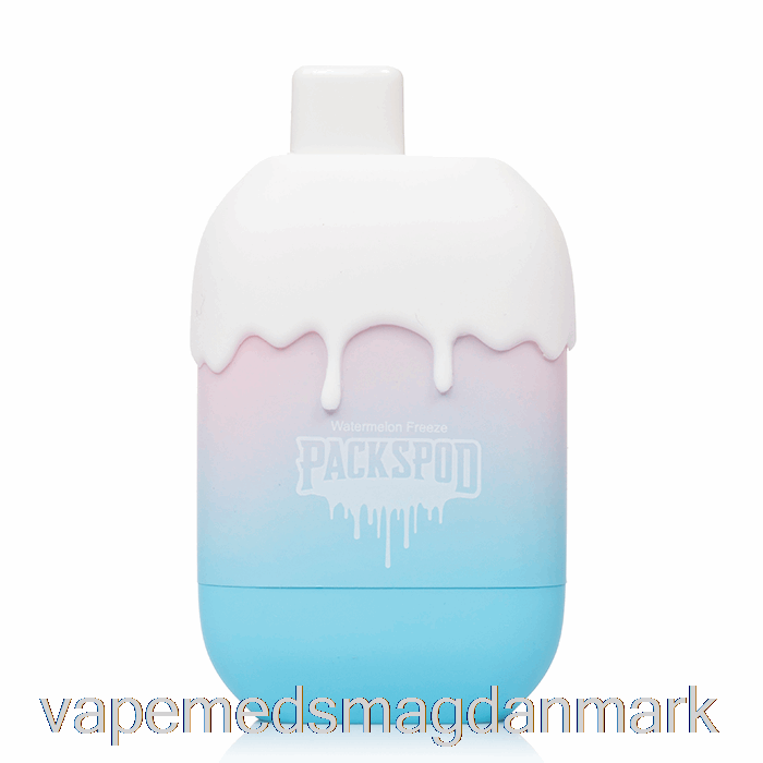 Vape Juice Packwood Packspod 5000 Engangs Miami Haze (vandmelonfrysning)